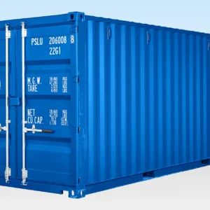 One-Trip Blue 20ft Storage Container for sale at AnchorBox Containers