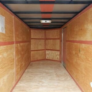 Homesteader 6 x 12 V-Nose Enclosed Trailer - 6″ Added Height, nose 6x12 enclosed cargo trailer for sale at AnchorBox (view 2)