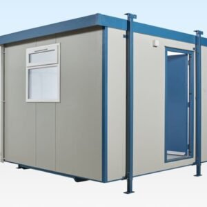10Ft x 10Ft Jackleg Cabin Site Cabin, 10ft container cabin for sale at AnchorBox (view 3)