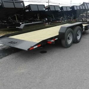 CAM Superline 7 x 20 Equipment Trailer Split Tilt, split 7x20 equipment trailer for sale at AnchorBox (view 3)