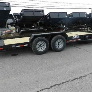 CAM Superline 7 x 20 Equipment Trailer Split Tilt, split 7x20 equipment trailer for sale at AnchorBox (view 2)
