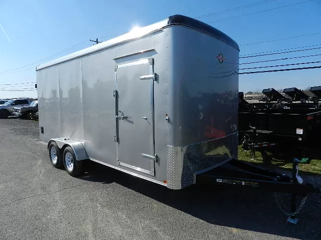 Carry On 7 x 18 Enclosed Cargo Trailer Carry 7 x 18 Enclosed Cargo Trailer for sale at AnchorBox Containers