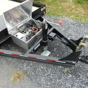 CAM Superline 7 x 20 Equipment Trailer Powered Tilt Deck, powered 7x20 equipment trailer for sale at AnchorBox (view 2)