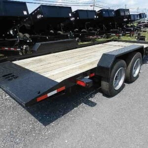 CAM Superline 7 x 19 Equipment Trailer Split Tilt, 7x19 equipment trailer for sale at AnchorBox (view 2)