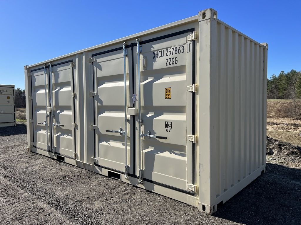 20′ Storage Container One Trip Side Doors 20′ Storage Container One Trip Side Doors, side door container for sale at AnchorBox (view 4)