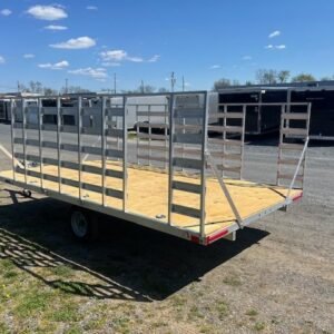 Cargo Pro 8 x 14 Aluminum ATV Trailer - 4′ Aluminum Ramps, 8x14 powersport trailer for sale at AnchorBox (view 3)