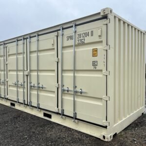 20ft Shipping Container Standard Height One Trip Open Side, one trip 20ft open side container for sale at AnchorBox (view 4)