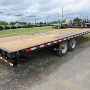 BWise 8 x 24 Deckover Power Tilt 8K Torsion Axles, 8x24 equipment trailer for sale at AnchorBox (view 4)