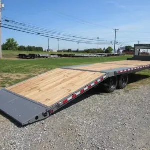 BWise 8 x 30 Gooseneck Equipment Trailer, 8x30 gooseneck trailer for sale at AnchorBox (view 4)