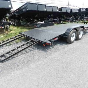Big Tex 83″ x 18′ Steel Deck Car Trailer 10K GVW, tex open car hauler for sale at AnchorBox (view 5)