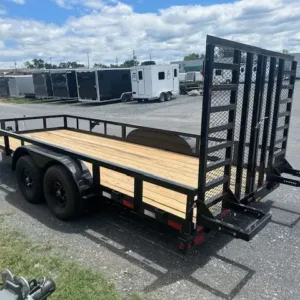 Big Tex 7 x 18 Landscape Utility Trailer 10K Heavy Duty Ramp, landscape 7x18 utility trailer for sale at AnchorBox (view 4)