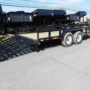 Big Tex 7 x 18 Heavy Duty Landscape Trailer Split Gate, tex 7x18 utility trailer for sale at AnchorBox (view 4)
