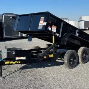 Big Tex 5 x 10 Low Profile Dump Trailer Barn Doors, big 5x10 dump trailer for sale at AnchorBox (view 2)