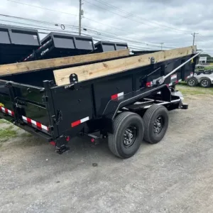 Big Tex X-Series 7 x 14 Heavy Duty Low Profile Dump Trailer, tex 7x14 dump trailer for sale at AnchorBox (view 2)