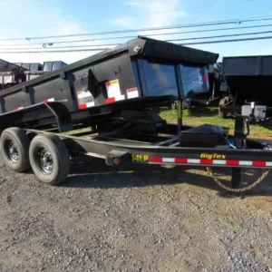 Big Tex 7 x 12 Low Profile Dump Trailer Scissor Lift, big 7x12 dump trailer for sale at AnchorBox (view 2)
