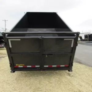 Big Tex 7 x 14 Gooseneck Dump Trailer Solid High Sides, 7x14 gooseneck trailer for sale at AnchorBox (view 2)