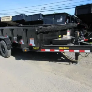 Big 7 x 14 Dump Trailer Tex for sale at AnchorBox Containers