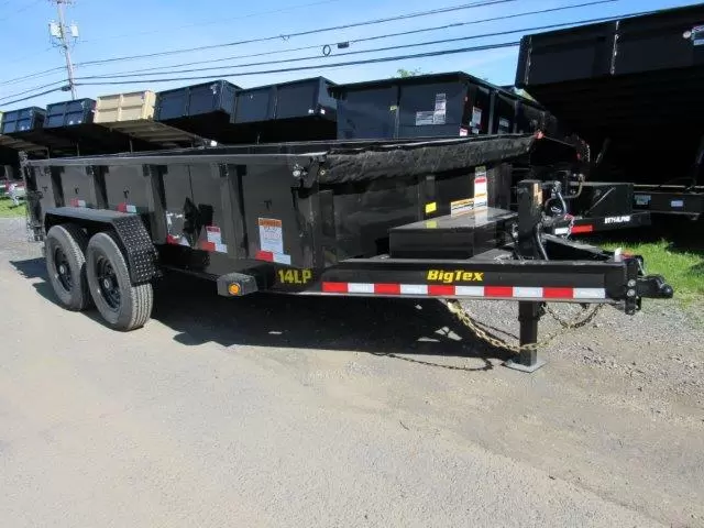 Big Tex 7 x 14 Low Profile Dump Trailer Scissor Lift Big 7 x 14 Dump Trailer Tex for sale at AnchorBox Containers