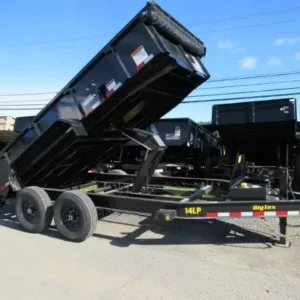 Big Tex 7 x 14 Low Profile Dump Trailer Scissor Lift, 7x14 dump trailer for sale at AnchorBox (view 4)