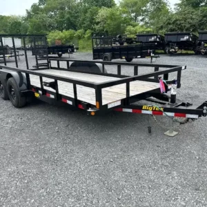 Big 7 x 18 Utility Trailer Tex for sale at AnchorBox Containers