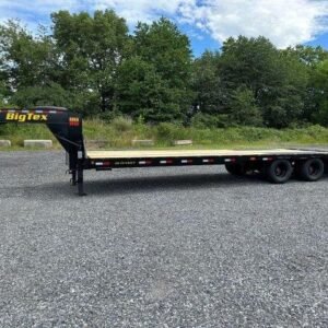 Big Tex 8.5 x 30 Gooseneck Deckover Equipment Trailer Mega Ramps, 8.5x30 equipment trailer for sale at AnchorBox (view 3)