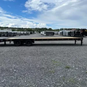 Big Tex 8.5 x 35 Gooseneck Deckover Equipment Trailer - Mega Ramps, 8.5x35 gooseneck trailer for sale at AnchorBox (view 2)