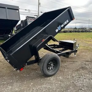 BWise 5 x 8 Dump Trailer 5K Spreader Gate, bwise 5x8 dump trailer for sale at AnchorBox (view 2)