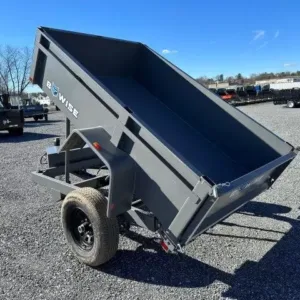 BWise 5 x 8 Low Profile Dump Trailer Spreader Gate, 5x8 dump trailer for sale at AnchorBox (view 3)
