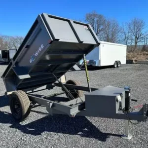 BWise 5 x 8 Low Profile Dump Trailer Spreader Gate, 5x8 dump trailer for sale at AnchorBox (view 5)