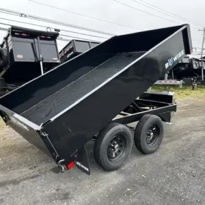 BWise 6 x 10 Deckover Dump Trailer 7K Spreader Gate, 6x10 dump trailer 3 for sale at AnchorBox (view 2)