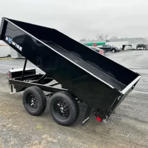 BWise 6 x 10 Deckover Dump Trailer 7K Spreader Gate, 6x10 dump trailer 3 for sale at AnchorBox (view 4)