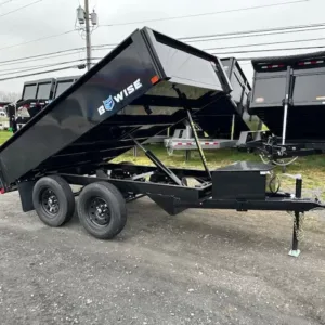 Bwise 6 x 10 Deckover Dump Trailer for sale at AnchorBox Containers
