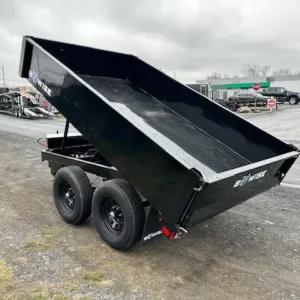 BWise 6 x 10 Deckover Dump Trailer 10K Spreader Gate, 10k 6x10 dump trailer for sale at AnchorBox (view 3)