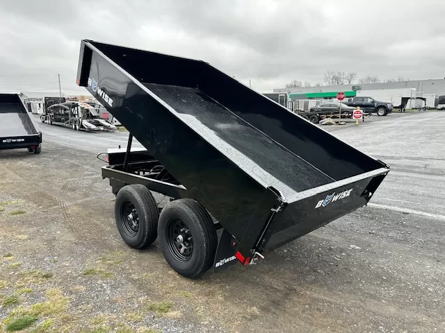 BWise 6 x 10 Deckover Dump Trailer 10K Spreader Gate BWise 6 x 10 Deckover Dump Trailer 10K Spreader Gate, 10k 6x10 dump trailer for sale at AnchorBox (view 3)