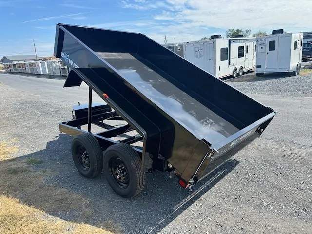 BWise 6 x 10 Dump Trailer 7K Spreader Gate BWise 6 x 10 Dump Trailer 7K Spreader Gate, spreader 6x10 dump trailer for sale at AnchorBox (view 4)