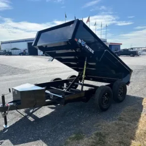BWise 6 x 10 Dump Trailer 7K Spreader Gate, spreader 6x10 dump trailer for sale at AnchorBox (view 5)