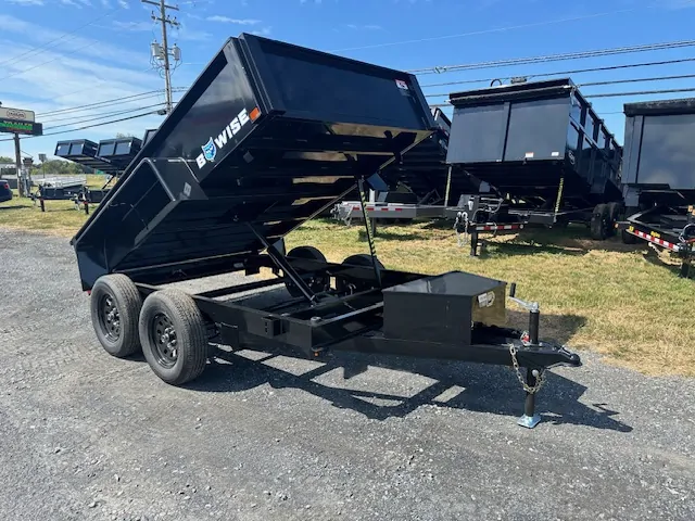 BWise 6 x 10 Dump Trailer 7K Spreader Gate Bwise 6 x 10 Dump Trailer for sale at AnchorBox Containers