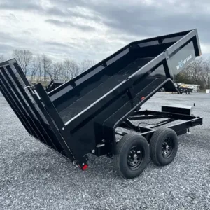 BWise 6 x 12 Dump Trailer Landscape Ramp, landscape 6x12 dump trailer for sale at AnchorBox (view 4)
