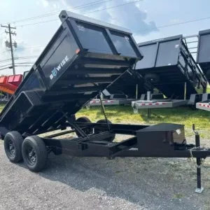 Bwise 6 x 12 Dump Trailer Low for sale at AnchorBox Containers