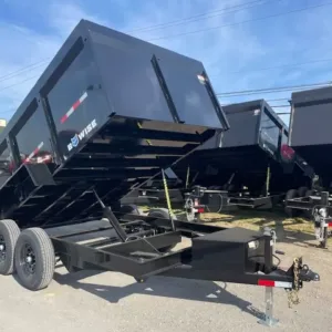 Bwise 7 x 12 Dump Trailer High for sale at AnchorBox Containers