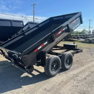 BWise 7 x 12 Low Profile Dump Trailer Ladder Ramps, bwise 7x12 dump trailer for sale at AnchorBox (view 5)