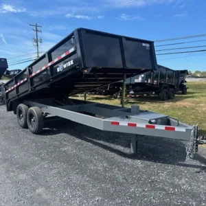 Bwise 7 x 16 Deckover Dump Trailer for sale at AnchorBox Containers