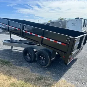 BWise 7 x 16 Deckover Dump Trailer Fold Down Sides, 7x16 dump trailer for sale at AnchorBox (view 5)