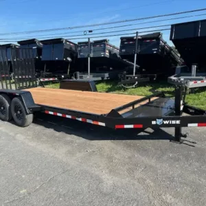 Bwise 7 x 18 Equipment Trailer Low for sale at AnchorBox Containers