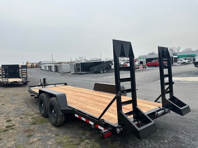 BWise 7 x 20 Heavy Duty Equipment Trailer - Ladder Ramps BWise 7 x 20 Heavy Duty Equipment Trailer - Ladder Ramps, 7x20 equipment trailer for sale at AnchorBox (view 4)