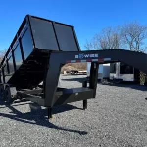 Bwise 7x16 Gooseneck Trailer for sale at AnchorBox Containers