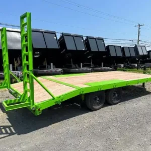 BWise 8 x 20 Deckover Equipment Trailer Ladder Ramps, bwise 8x20 equipment trailer for sale at AnchorBox (view 3)