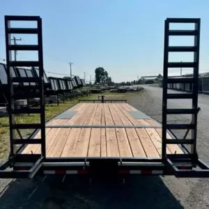 BWise 8.5 x 24 Deckover Equipment Trailer Ladder Ramps, bwise 8.5x24 equipment trailer for sale at AnchorBox (view 5)