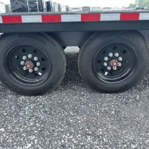 BWise 8 x 28 Gooseneck Deckover Equipment Trailer, 8x28 gooseneck trailer for sale at AnchorBox (view 2)