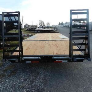 BWise 8 x 24 Deckover Equipment Trailer Wedge Style Ramps, bwise 8x24 equipment trailer for sale at AnchorBox (view 2)